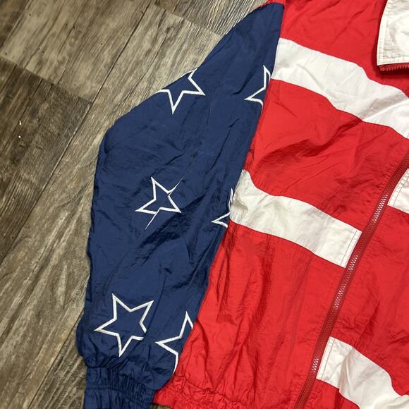 Rare Vintage 1996 Atlanta Olympics Logo Athletic USA Windbreaker Jacket Size XL - Picture 3 of 6